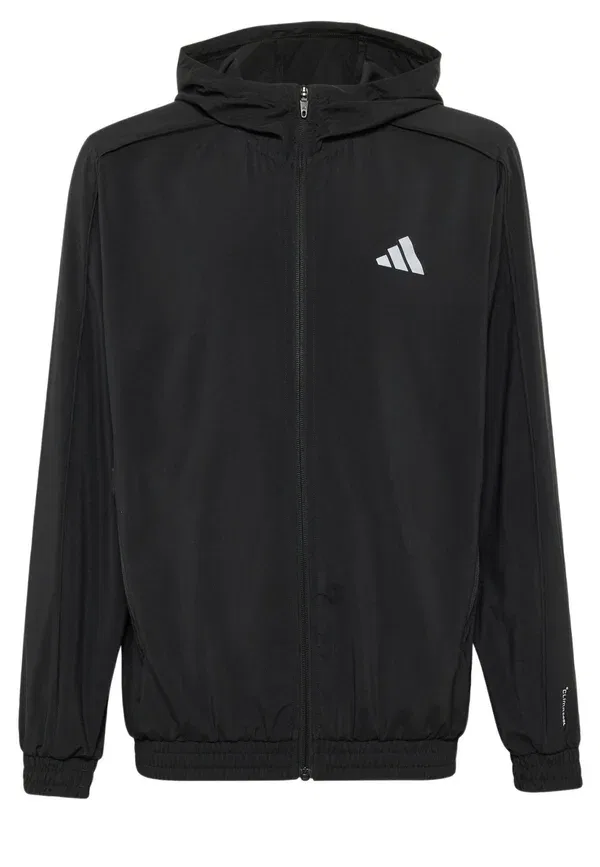 Спортивная футболка в стиле Tech, унисекс, на молнии Adidas Sportswear, черный