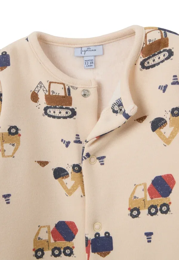 Комплект из 2 спальных костюмов с принтом Ovs Beige, синий/бежевый — фото 4