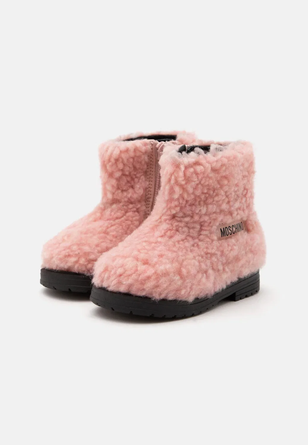 Зимние ботинки унисекс Moschino, Pink/Nero — фото 2