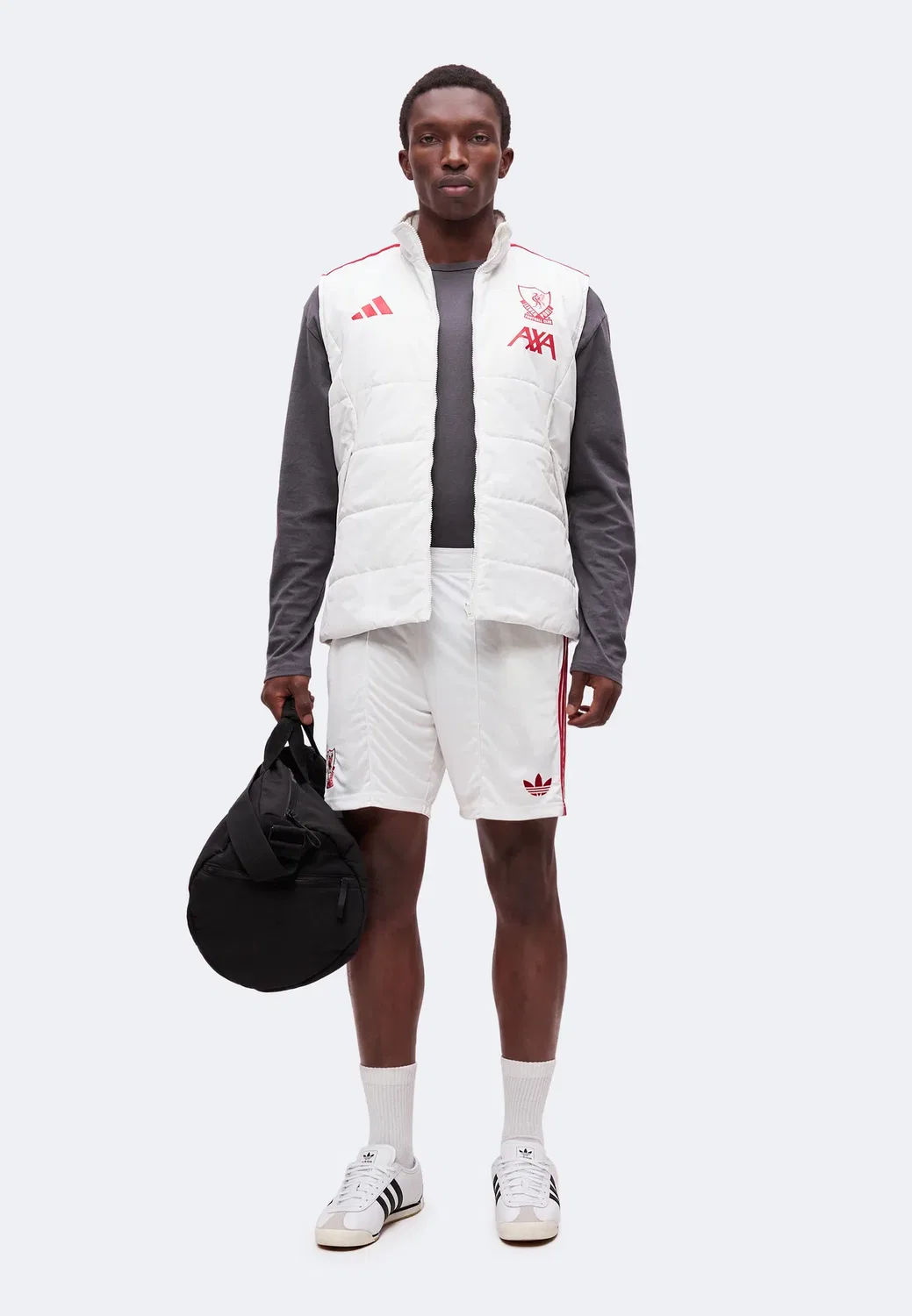 Шорты для выездной игры "Ливерпуля" в сезоне 26/27 - клубная форма Adidas Originals, White — фото 2