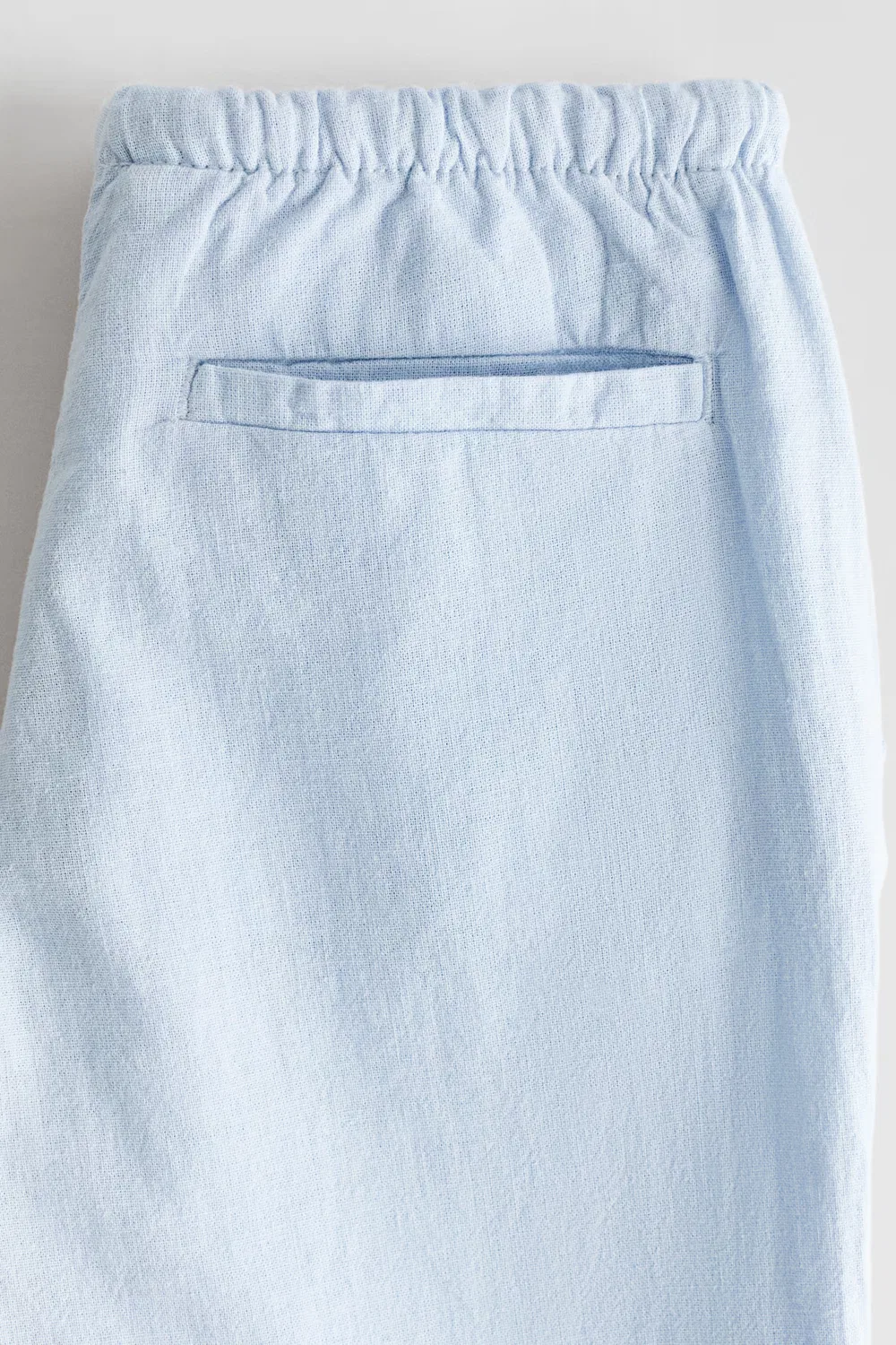 Брюки из льняной смеси H&M, Hellblau — фото 2