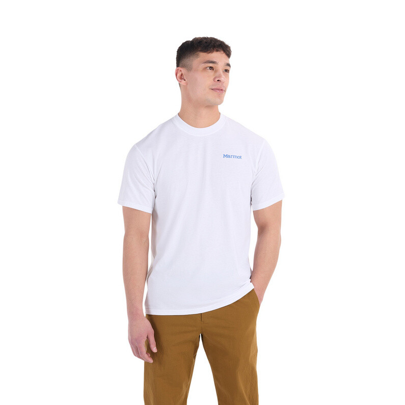 

Футболка Crayon M в горошек Marmot, белый