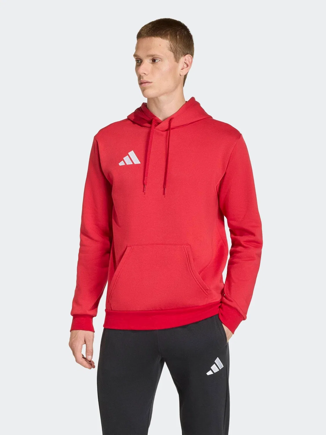 Худи флисовое с капюшоном Entrada 26 adidas, красный