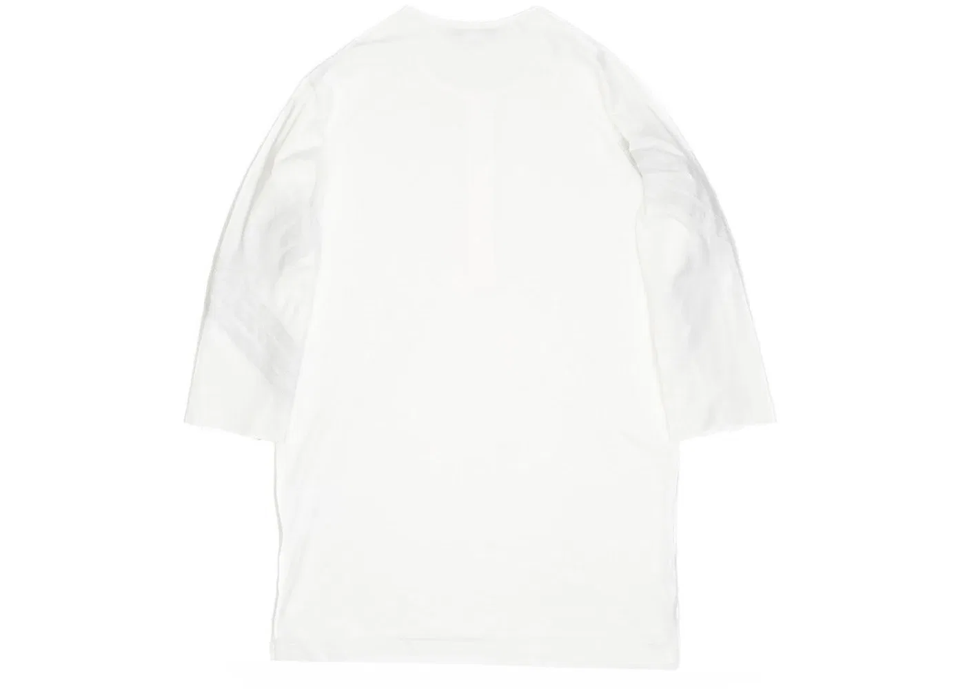 Мужская футболка с длинным рукавом Y-3 Henley STP Tee Adidas, White — фото 2