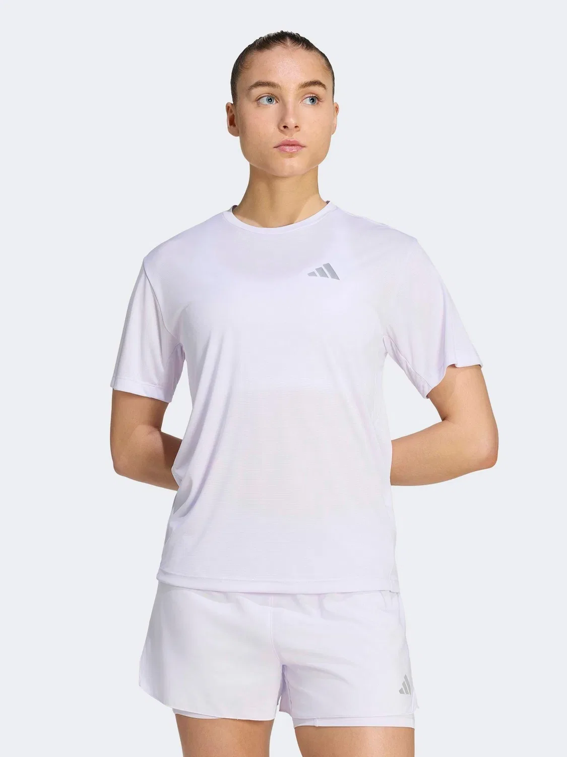 Футболка Run Essentials adidas, Lilac Purple