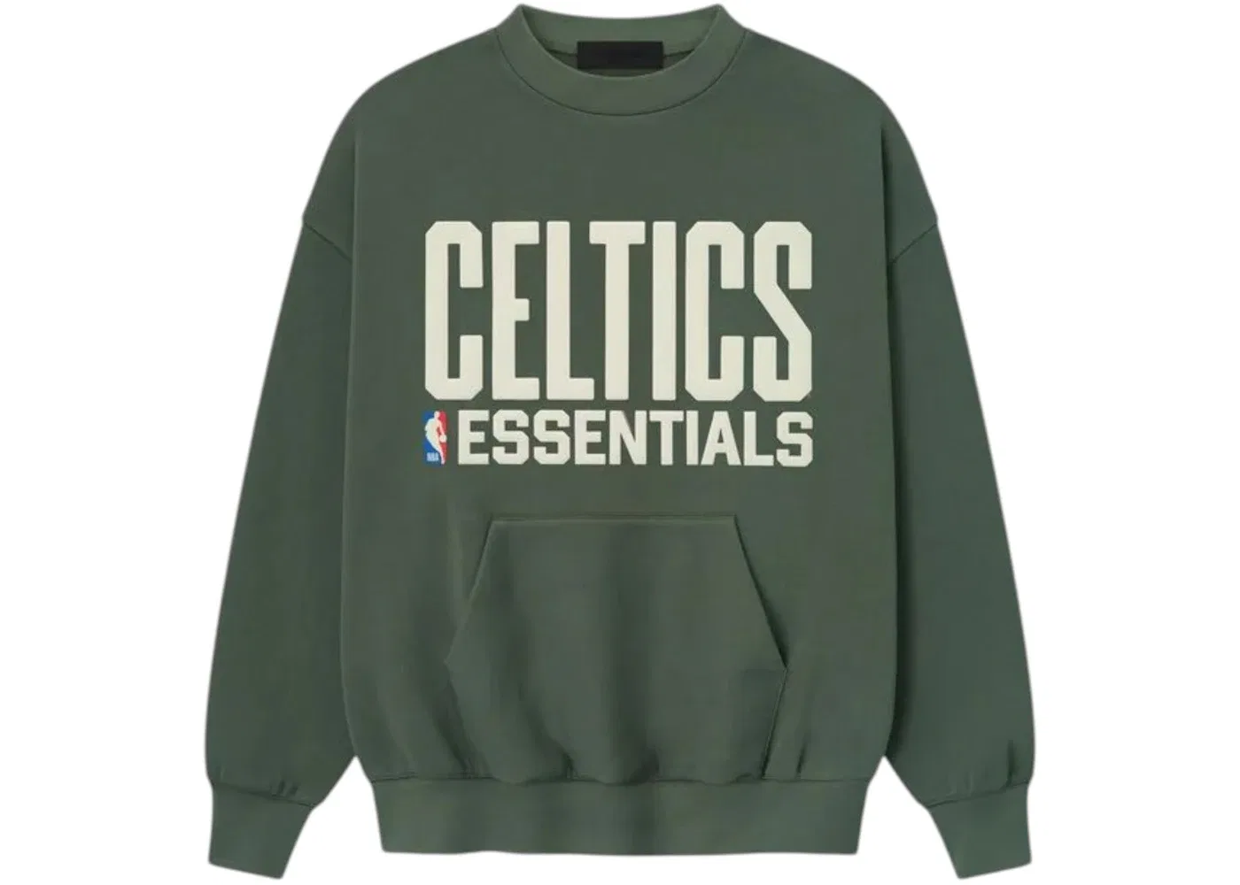 Мужской свитшот с принтом Celtics Sport Crewneck Fear of God, Balsam Green