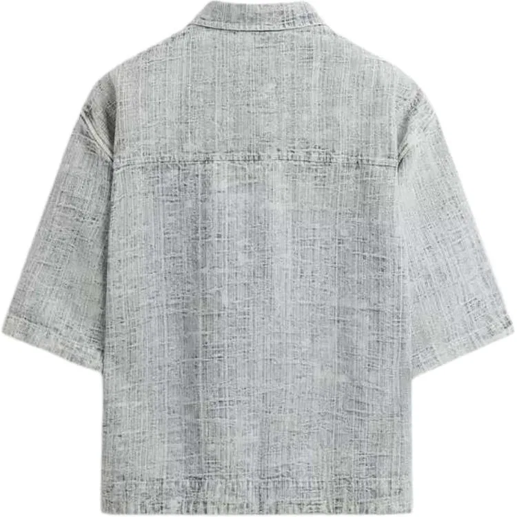 Мужская рубашка с длинным рукавом ZARA, Light Blue — фото 3