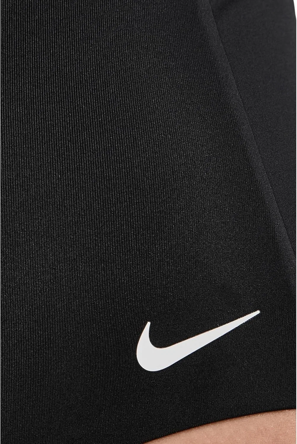 Женский цельный купальник с V-образным вырезом Effortless Essential Nike, Black — фото 4