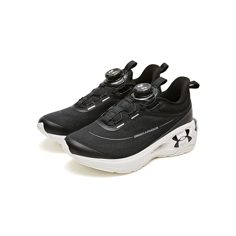 Детские беговые кроссовки с полным покрытием, Black, Under Armour — фото 3