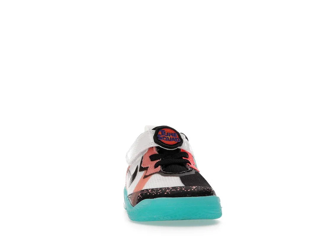 Детские кроссовки LeBron 18 Low Nike, Summit White/Dynamic Turquoise-Crimson Bliss-Black — фото 2