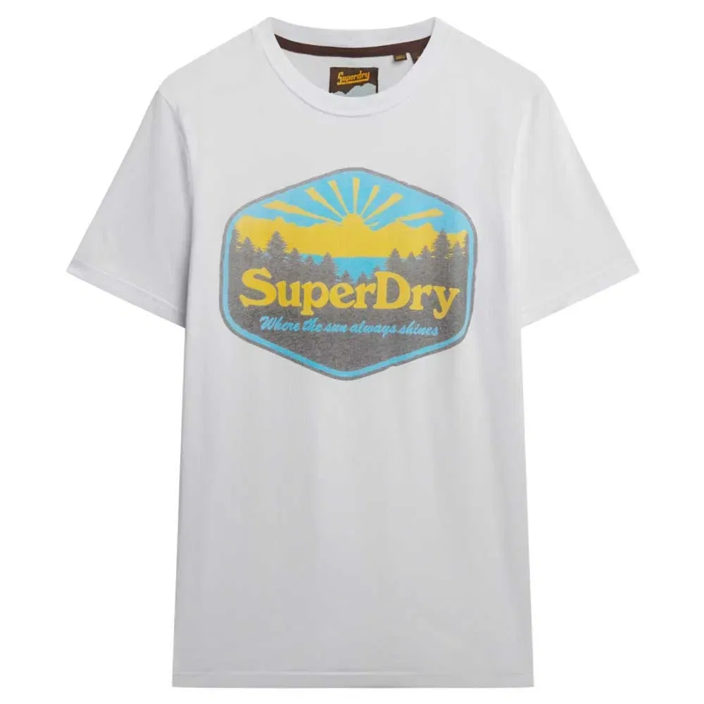 Футболка с коротким рукавом Sun Tab Superdry, белый