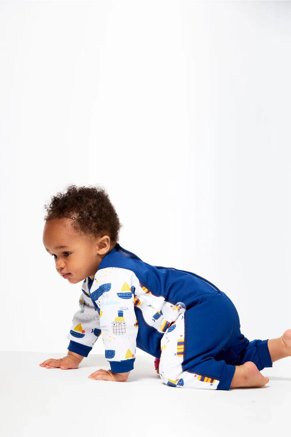 Детский гидрокостюм Warm in one baby wetsuit Tug Boats Splash About, Multi — фото 4