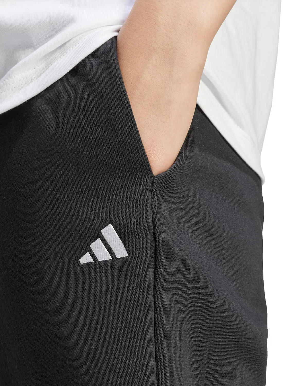 Джоггеры с открытым низом Small Logo Feel Cozy Adidas, черный — фото 3