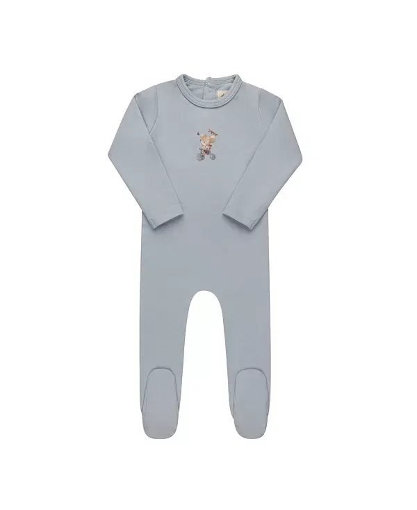 Детский комбинезон с принтом Playful Mouse Collection Ely'S & Co., синий