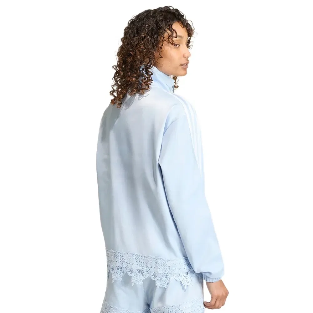 Худи свободного кроя на молнии Satin Lace Firebird Loose Adidas Originals, синий — фото 2