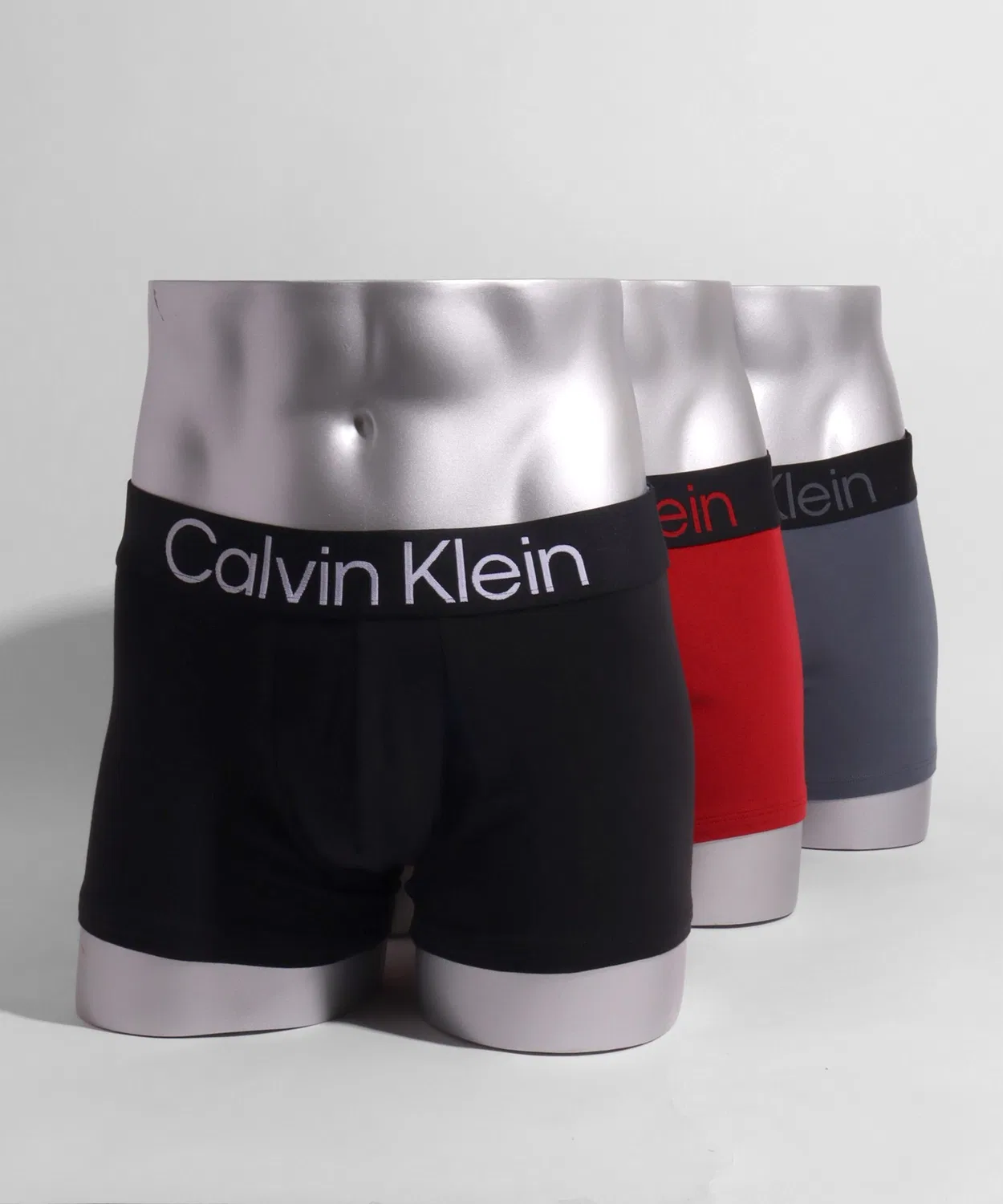 Мужские боксеры Calvin Klein с логотипом, комплект из 3 шт., Black