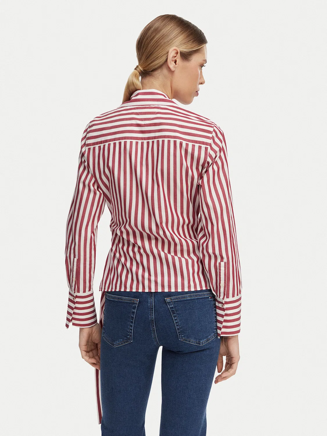 Женская блузка стандартного кроя Tommy Hilfiger, светло-красный — фото 3