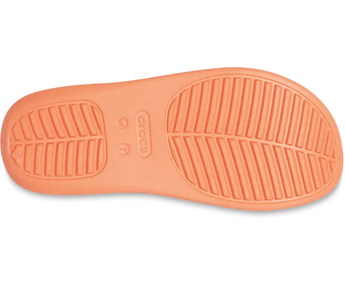 Шлепанцы Crocs Getaway Platform Flip, оранжевый — фото 3