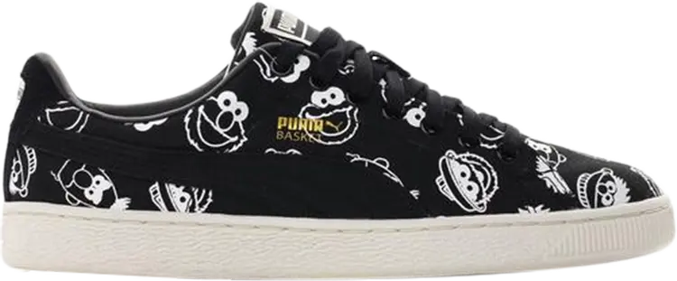

Кроссовки Puma Sesame Street x Basket Black, черный