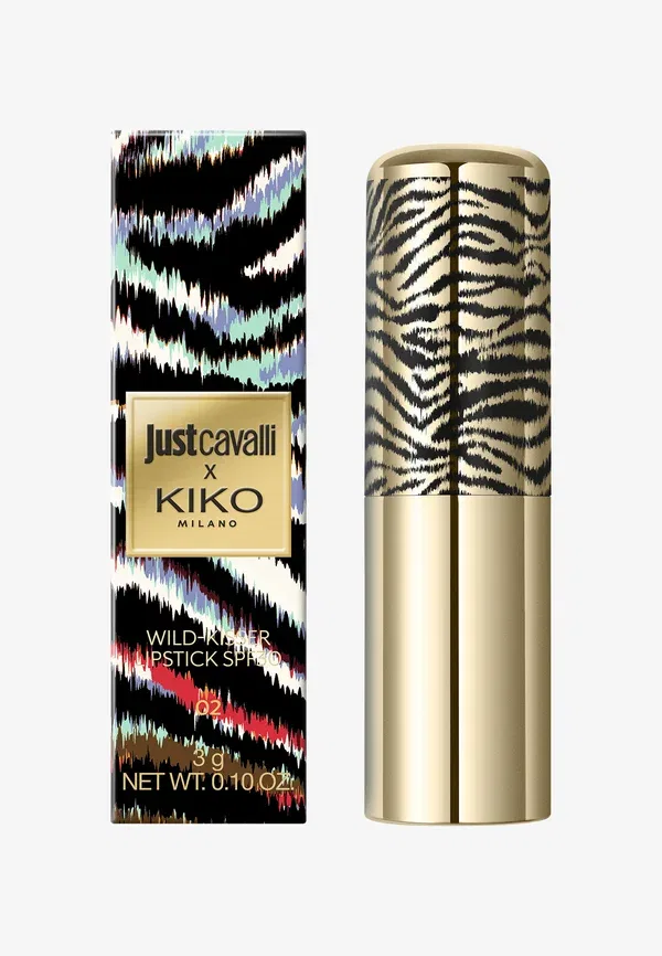 Помада Just Cavalli x Wild-kisser SPF 30 3 г Kiko Milano, цвет 02 desert tribe — фото 3