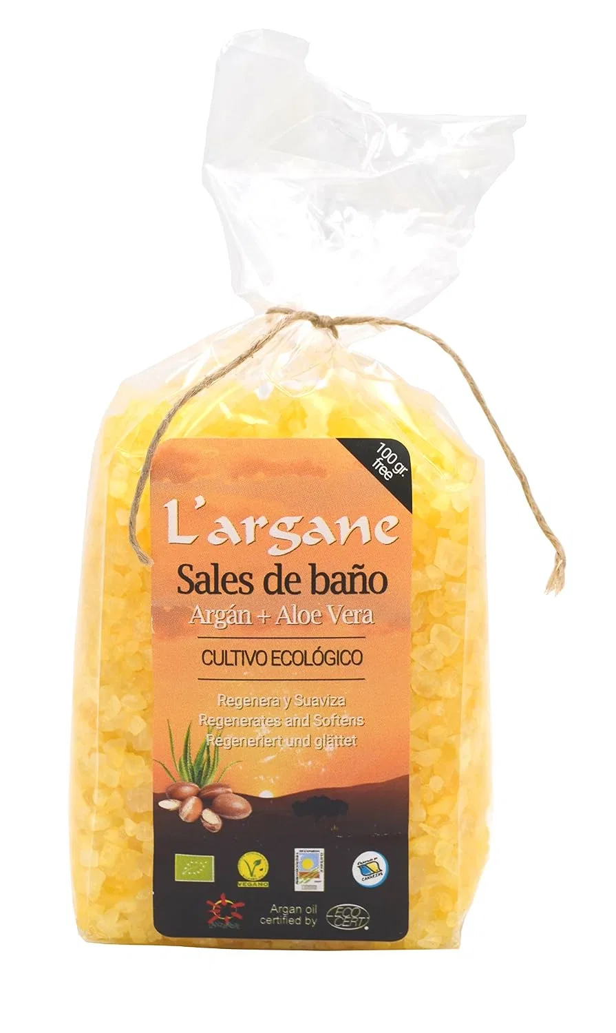 Соль для ванны Lanzaloe L'Argane Bath Salts, 300 г