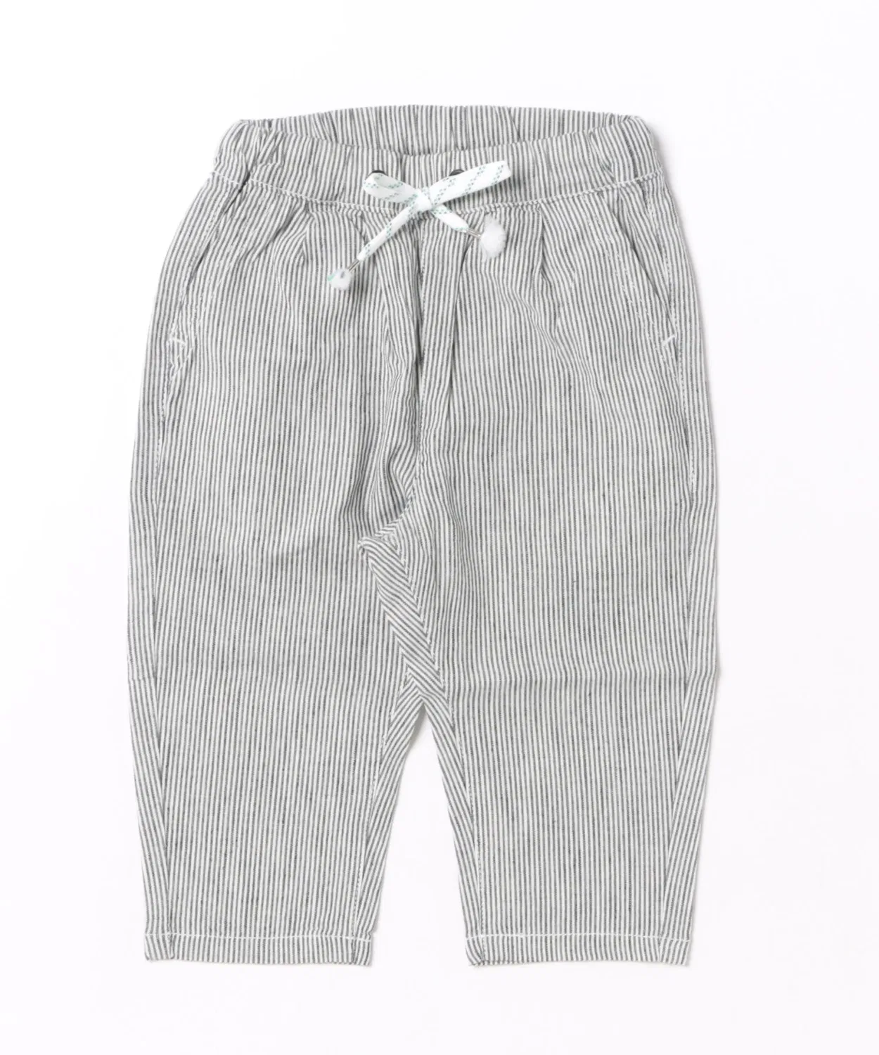 Детские брюки из льна и вискозы 7/8 L.COPECK, Stripe