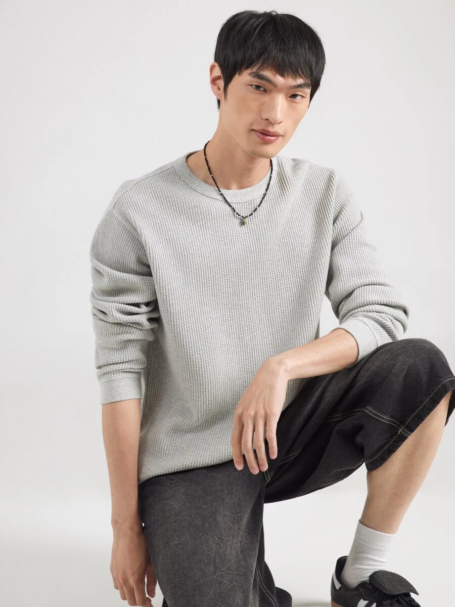 Футболка LEVI'S Relaxed Thermal Tee серого цвета — фото 2