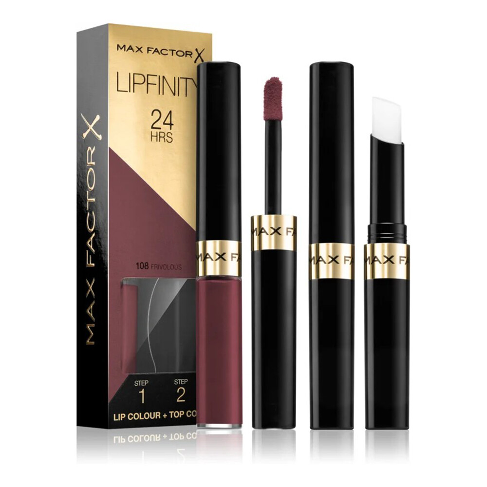 

Стойкая помада с бальзамом Max Factor Lipfinity Lip Colour, оттенок 108 Frivolous
