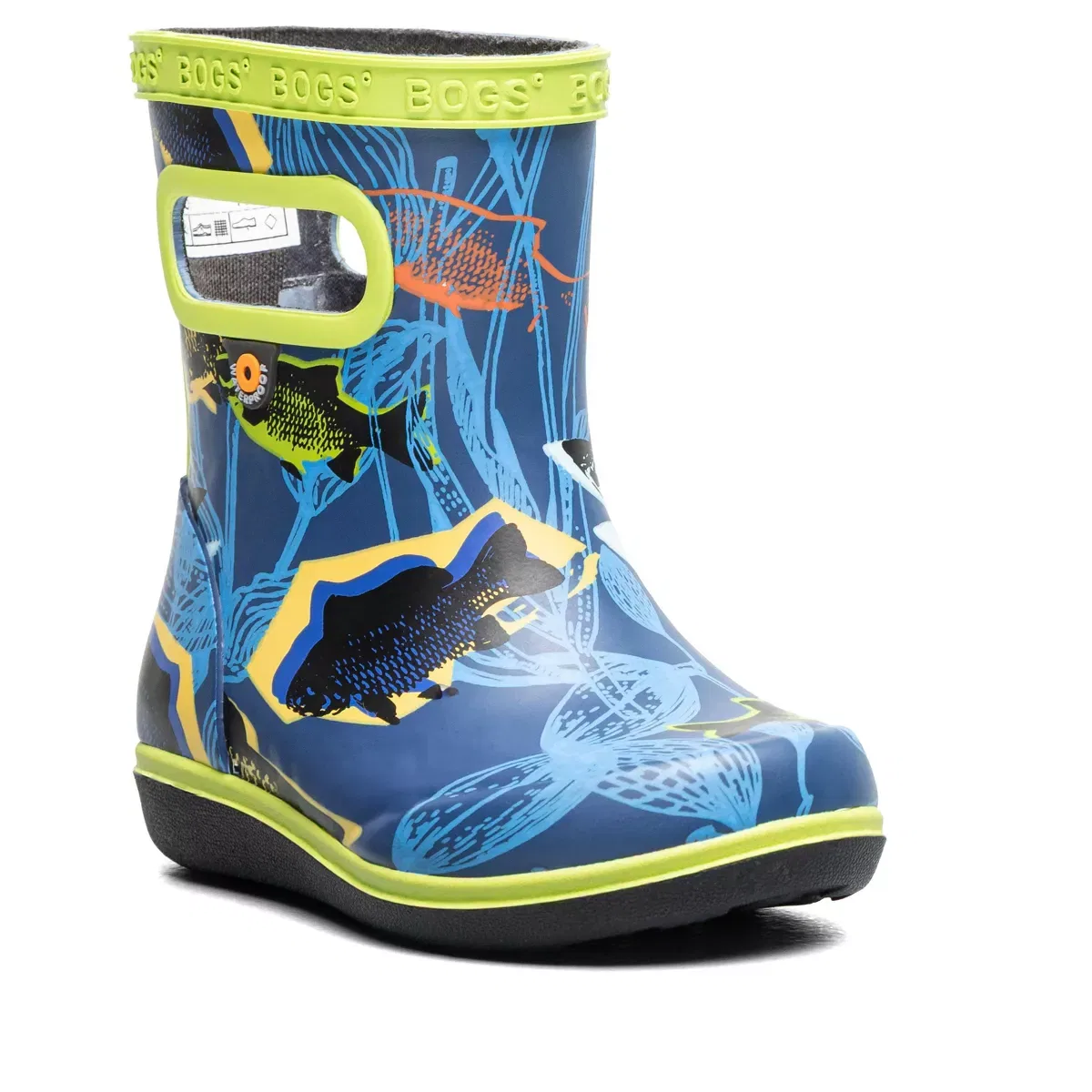 Детские сапоги для девочек водонепроницаемые Skipper II Fish Bogs, Navy Multi — фото 3