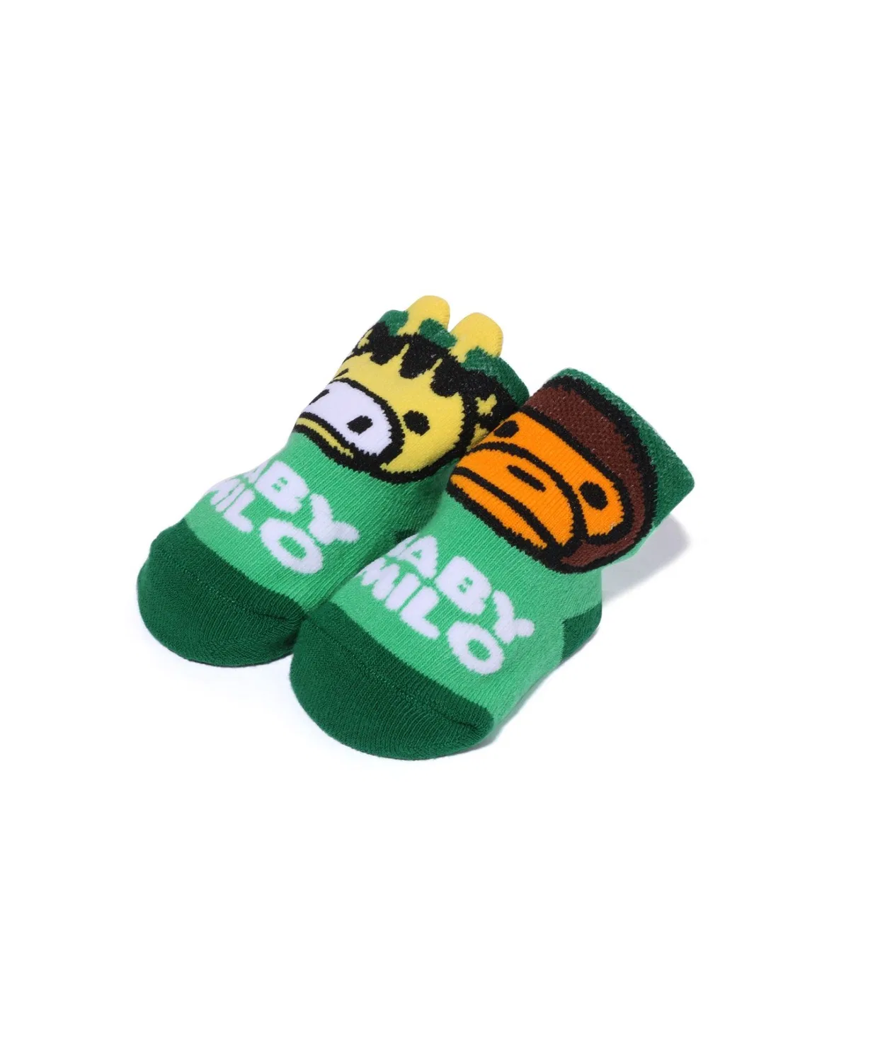 Детские носки с принтом BABY MILO FRIENDS A BATHING APE, Pink — фото 2