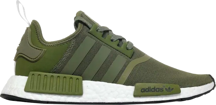 

Кроссовки Adidas NMD R1 'Olive Cargo', зеленый