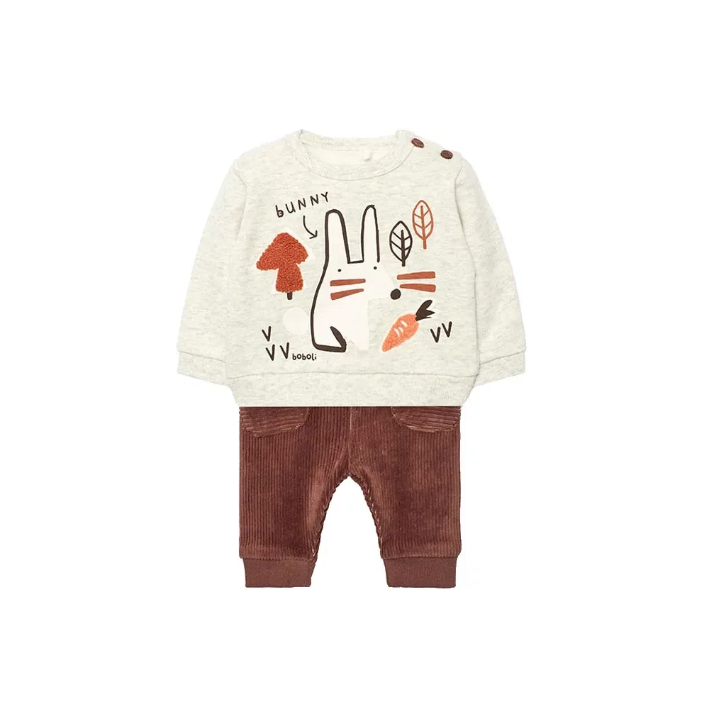 Комплект Boboli Knit set Boboli, бежевый