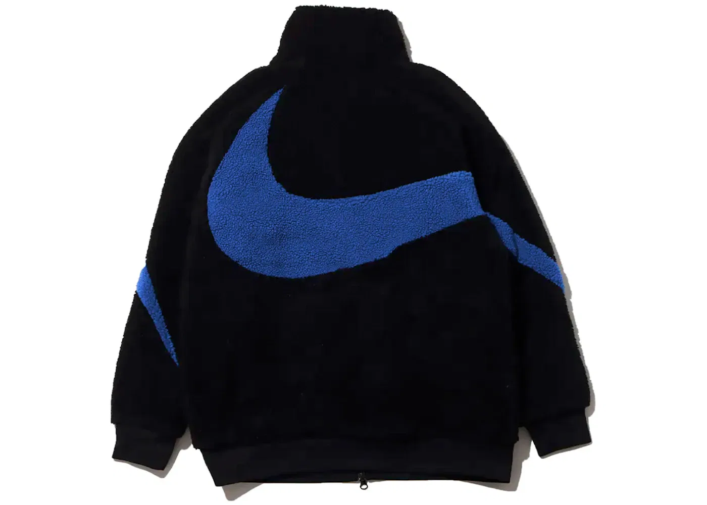 Мужская куртка с принтом Big Swoosh Jacket (Asia Sizing) Nike, Black Game Royale — фото 2
