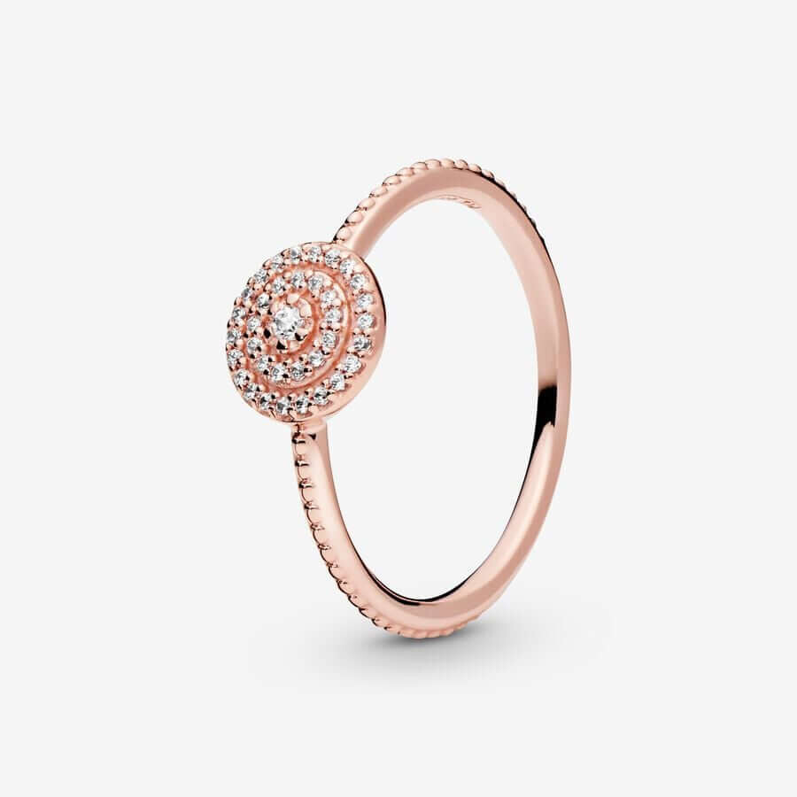 

Кольцо Pandora Timeless Elegant Sparkle, розовое золото