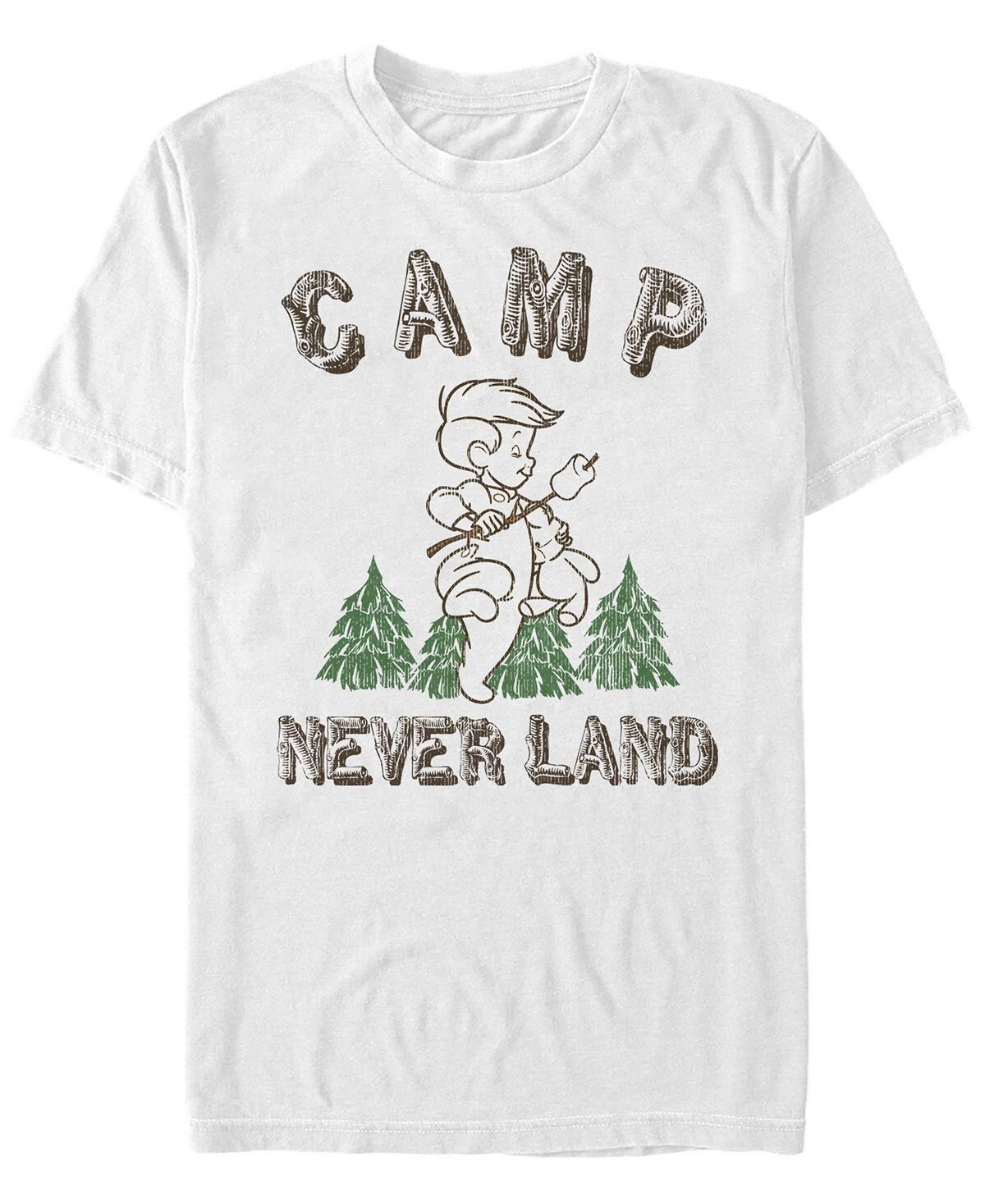 

Мужская футболка с круглым вырезом camp neverland с короткими рукавами Fifth Sun, белый