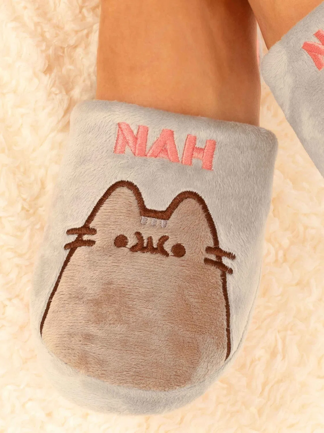 Тапочки Pusheen Cat Vanilla Underground, серый — фото 2