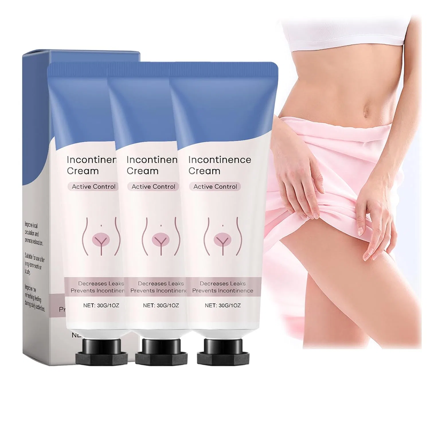 Inkontinenzcreme für Frauen, увлажняющая барьерная мазь, SKZKK, 3 шт., 30 г