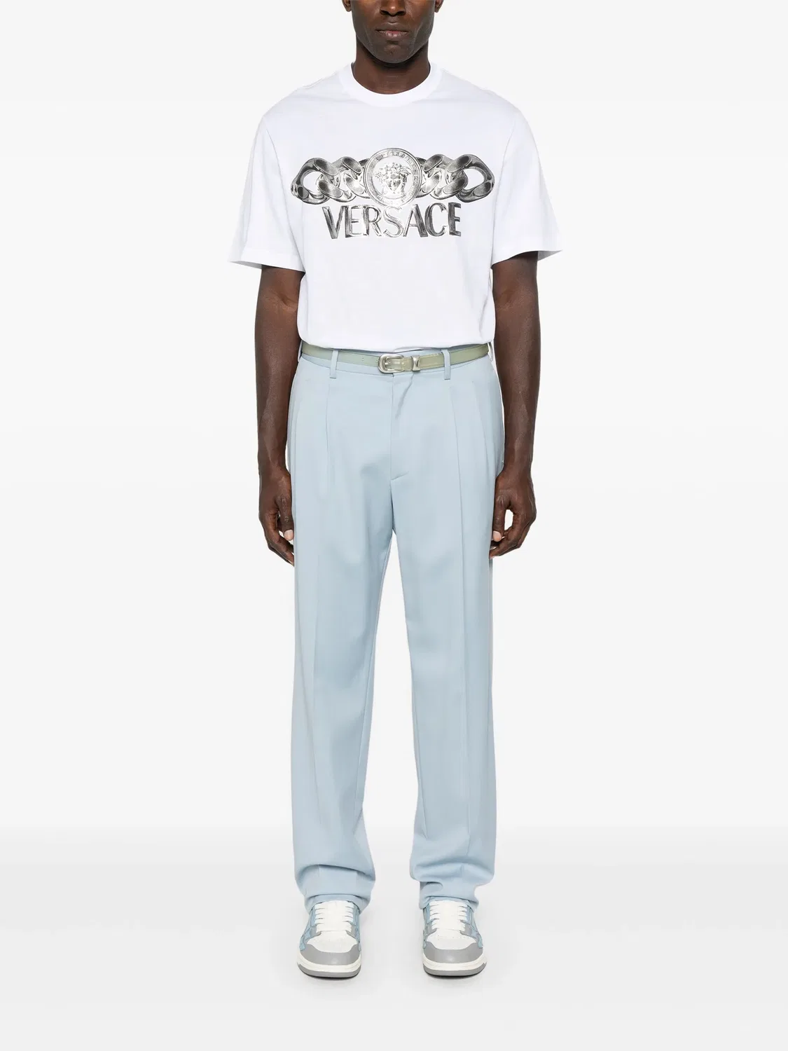 Футболка Medusa On Chain Versace, белый — фото 4