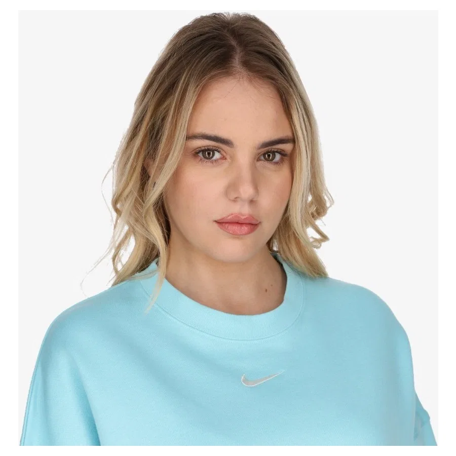 Женский свитшот с принтом Sportswear Collection Nike, Бирюзовый — фото 4