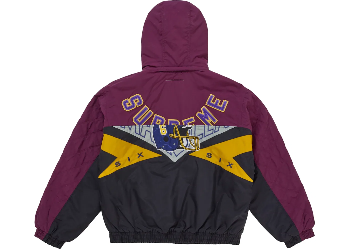 Мужская куртка-стадион с разрезом Jacket Supreme, Purple — фото 3