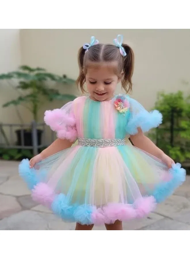 Платье-туника с бантом Rainbow Pastel Tutu Daddy'S Angel — фото 2