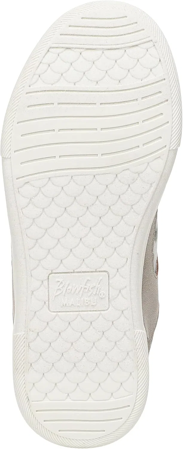 Детские кроссовки для девочек Tastic Blowfish Malibu, Grey Pink Canvas/Glitter — фото 4