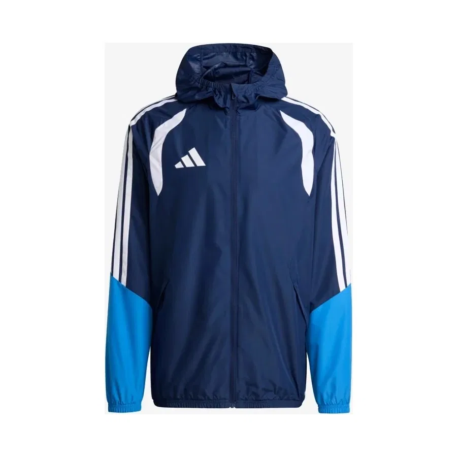 Мужской дождевик с капюшоном Tiro 26 Competition All Weather Jacket adidas, Синий