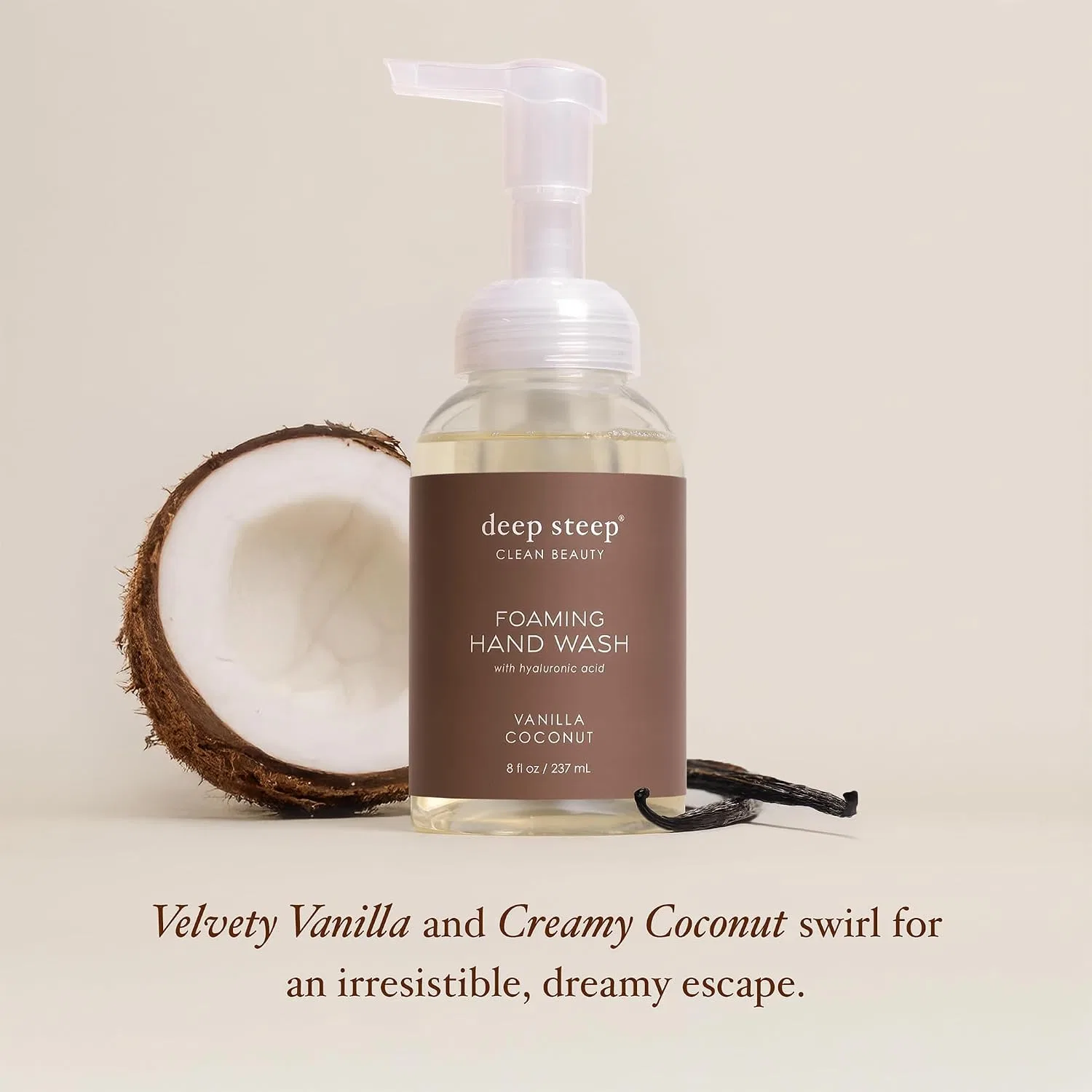 Пенка для рук, Vanilla Coconut, Deep Steep, 237 мл — фото 4