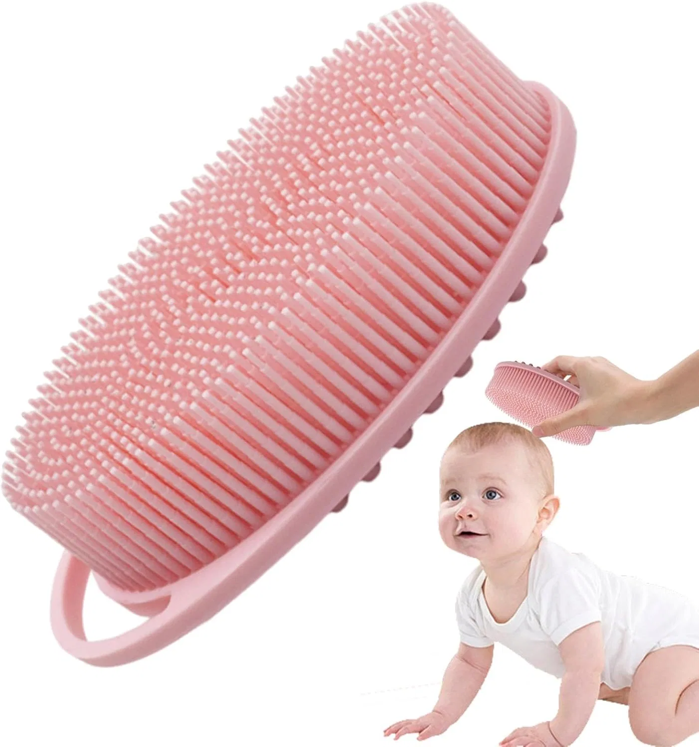 Душевая щетка из силикона, Rosa Generic
