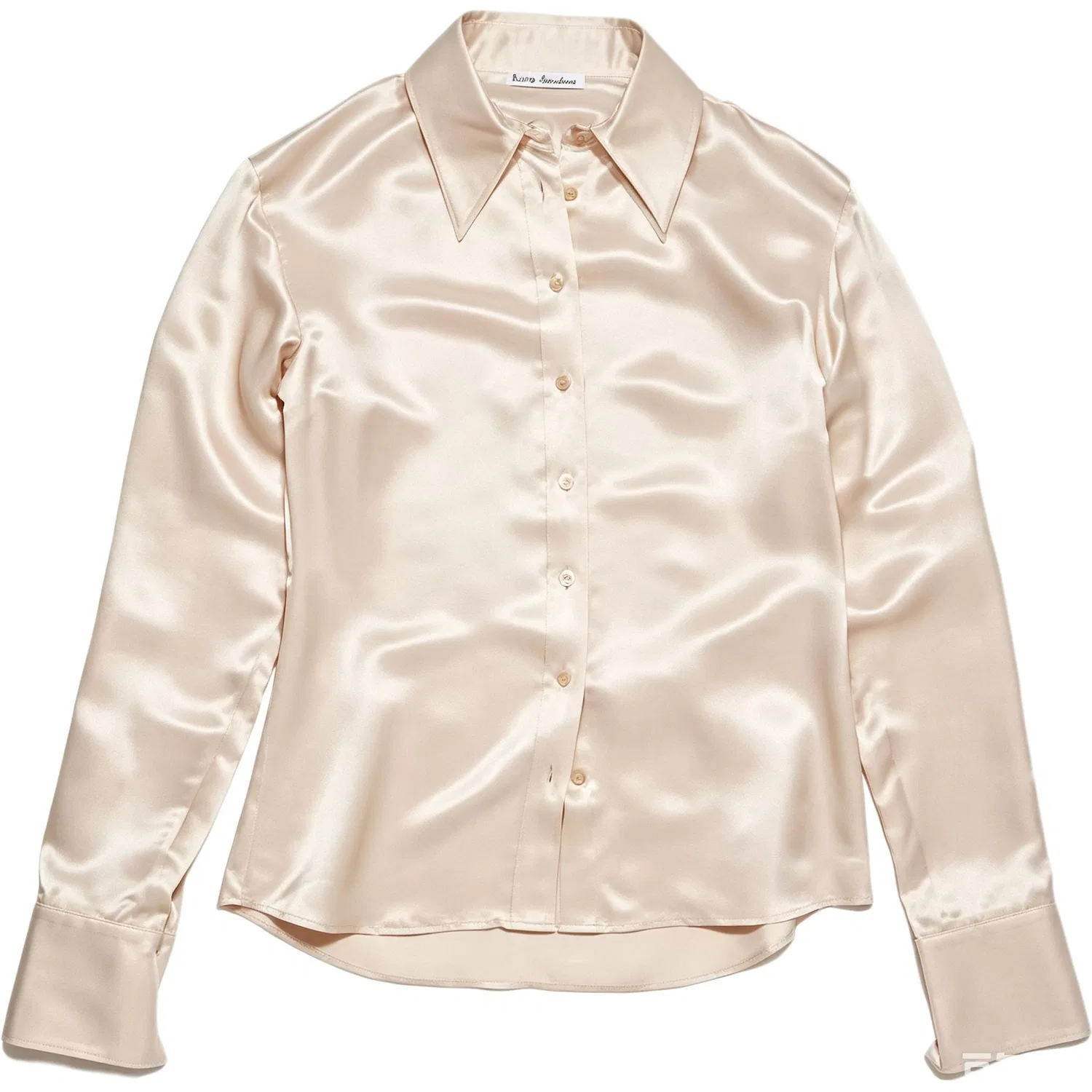 Женская рубашка с отложным воротником, Pure White, Acne Studios
