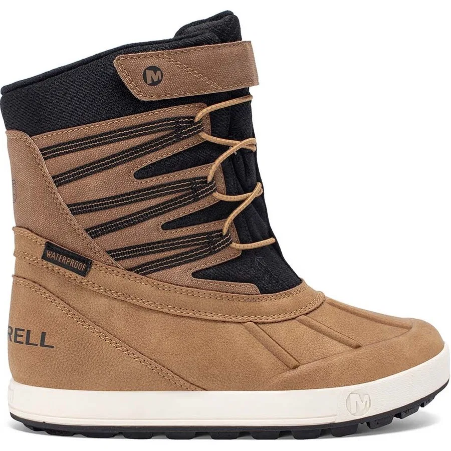 Детские ботинки Merrell Snow Bank 5.0 Waterproof, Горчичный