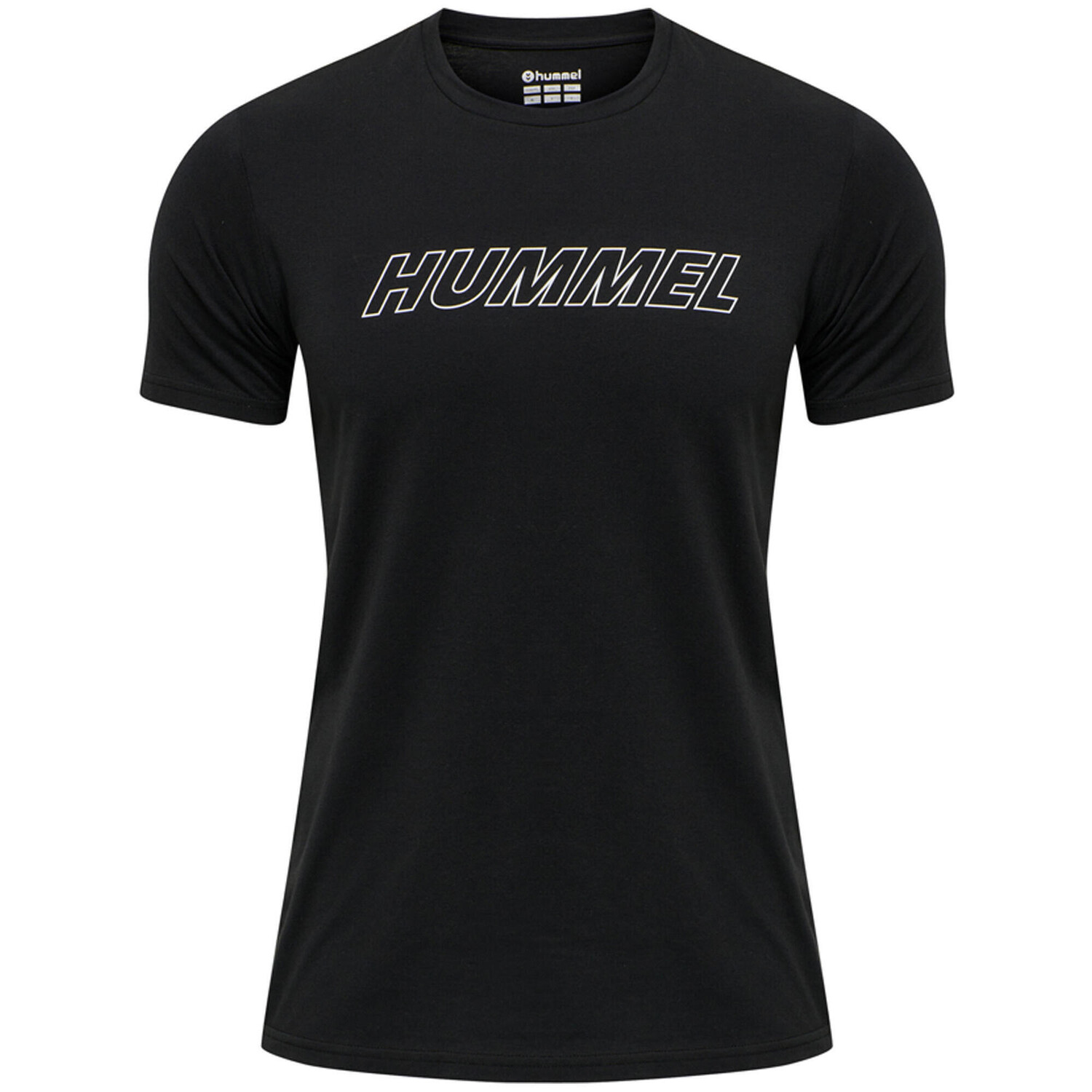 

Hmlte Callum Хлопковая футболка Футболка S/S Мужчины HUMMEL, черный