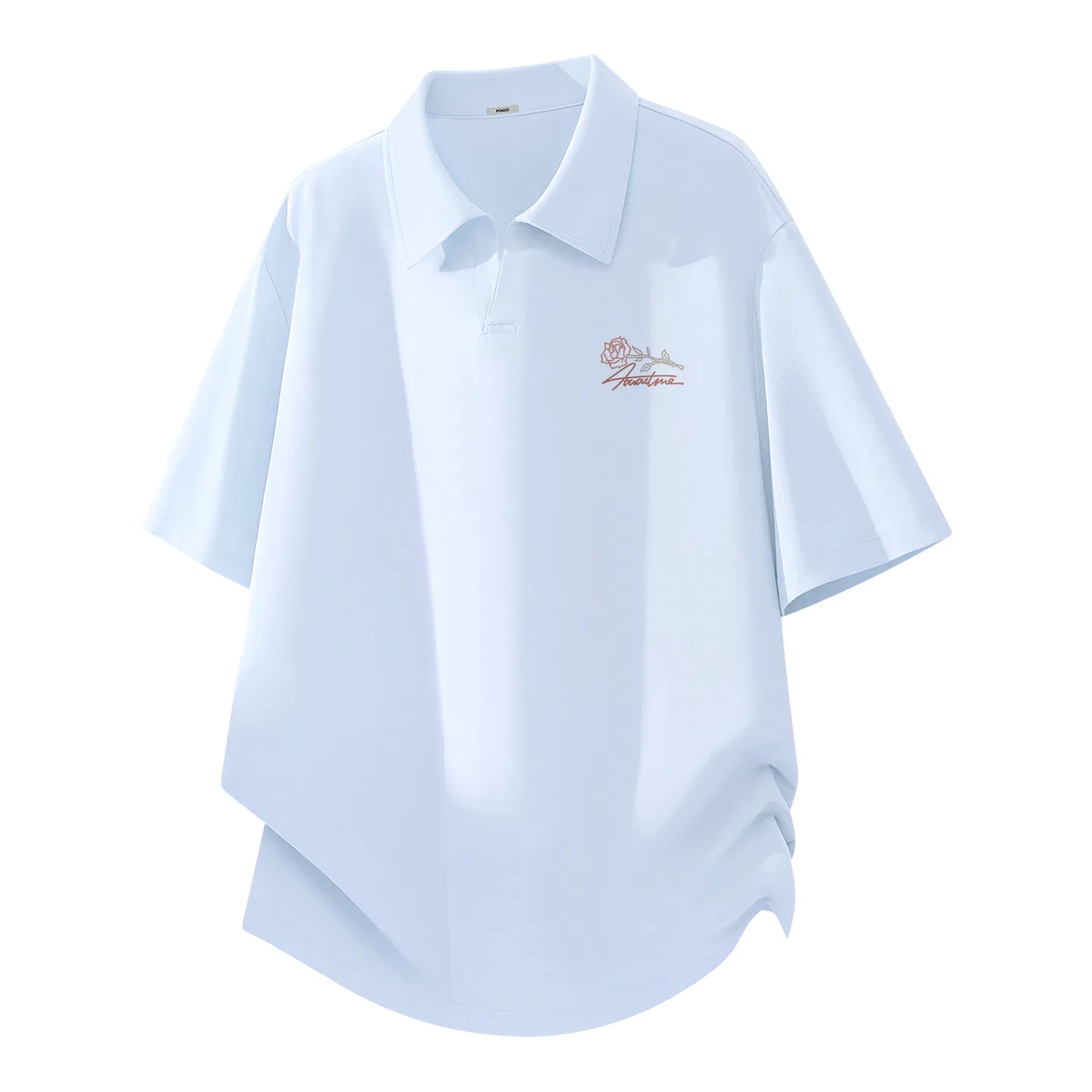 Детское поло безрукавка [Cool-Dry] Cream Blue (English Rose Chest Logo) MINISO, Cream Blue
