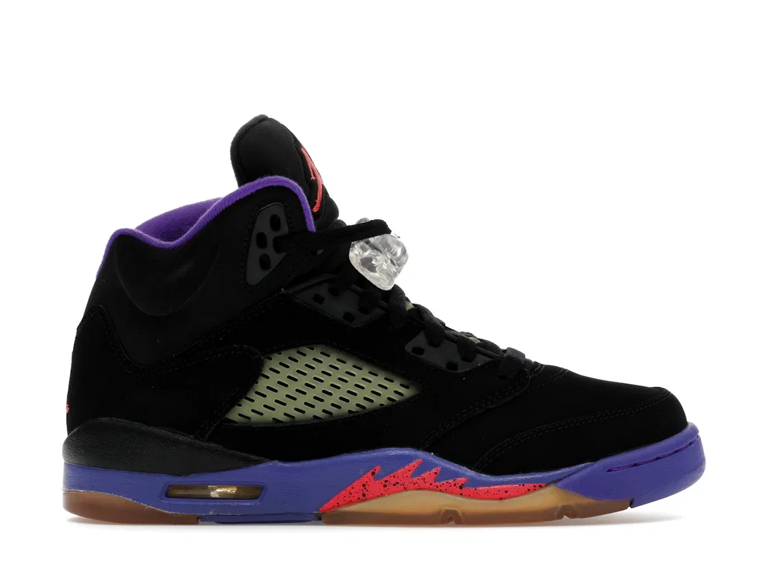 Детские кроссовки Lifestyle Jordan 5 Retro Jordan, Black/Ember Glow-Fierce Purple